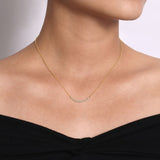 14K White Gold Necklace NK4942Y45JJ