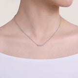 14K White Gold Necklace NK5989W45JJ