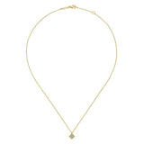 14K White Gold Necklace NK6082Y45JJ