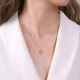 14K White Gold Necklace NK6625Y45JJ