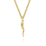 14K White Gold Necklace PTM6556Y4JJJ