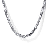 Sterling Silver (925) Necklace NKM6767-22SVJJJ