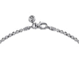 Sterling Silver (925) Necklace NKM7009-22SVJJJ