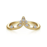 14K White Gold Ring LR51841Y45JJ