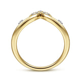 14K White Gold Ring LR51841Y45JJ