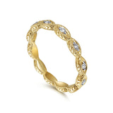14K White Gold Ring LR4381Y45JJ