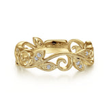 14K White Gold Ring LR4593Y45JJ