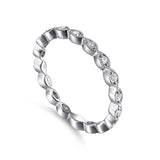14K White Gold Ring LR4794W45JJ