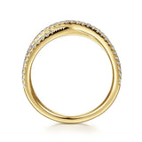 14K White Gold Ring LR51169Y45JJ