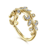 14K White Gold Ring LR51641Y45JJ