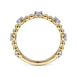 14K White Gold Ring LR51685Y45JJ