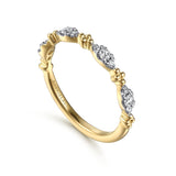 14K White Gold Ring LR52289Y45JJ