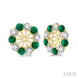 Gemstone & Diamond Earrings Jacket