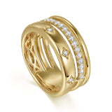 14K White Gold Ring LR52570Y45JJ