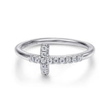 14K White Gold Ring LR50221W45JJ
