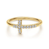 14K White Gold Ring LR50221Y45JJ