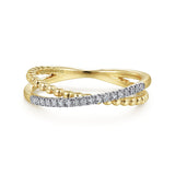 14K White Gold Ring LR51463Y45JJ