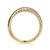 14K White Gold Ring LR51463Y45JJ