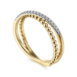14K White Gold Ring LR51463Y45JJ