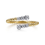 14K Yellow Gold, 14K White Gold Ring LR51745M45JJ