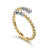 14K Yellow Gold, 14K White Gold Ring LR51745M45JJ