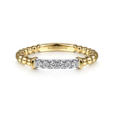 14K Yellow Gold, 14K White Gold Ring LR51786M45JJ