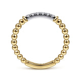 14K Yellow Gold, 14K White Gold Ring LR51786M45JJ