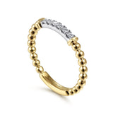14K Yellow Gold, 14K White Gold Ring LR51786M45JJ