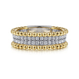 14K Yellow Gold, 14K White Gold Ring LR52019M45JJ