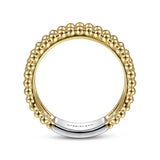 14K Yellow Gold, 14K White Gold Ring LR52019M45JJ