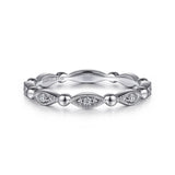 14K White Gold Ring LR52157W45JJ