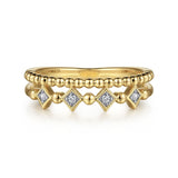 14K White Gold Ring LR52233Y45JJ