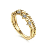 14K White Gold Ring LR52233Y45JJ
