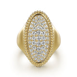 14K White Gold Ring LR52463Y45JJ