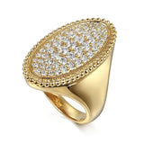 14K White Gold Ring LR52463Y45JJ