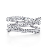 14K White Gold Ring LR51499W45JJ