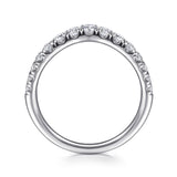 14K White Gold Wedding Band AN10958W44JJ