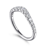 14K White Gold Wedding Band AN10958W44JJ