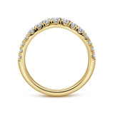 14K White Gold Wedding Band AN10958Y44JJ