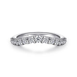 14K White Gold Wedding Band AN10959W44JJ