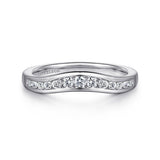 14K White Gold Wedding Band AN10962W44JJ