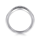 14K White Gold Wedding Band AN10962W44JJ