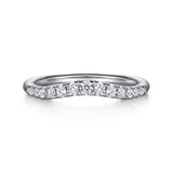 14K White Gold Wedding Band AN10963W44JJ