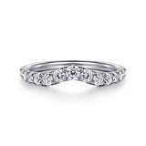 14K White Gold Wedding Band AN10969W44JJ