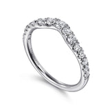14K White Gold Wedding Band AN10969W44JJ