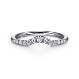 14K White Gold Wedding Band AN10974W44JJ