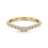 14K White Gold Wedding Band AN11013Y44JJ