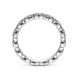 14K White Gold Wedding Band AN14686W44JJ