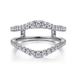 14K White Gold Wedding Band AN14749M-W44JJ