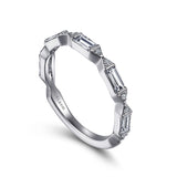 14K White Gold Wedding Band AN15555W44JJ